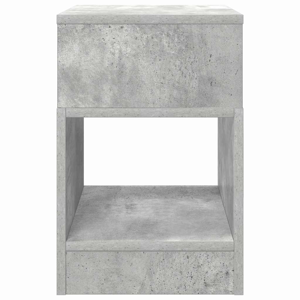 Avlastningsbord 2 pcs Betonggrå 30,5 x 30 x 45 cm