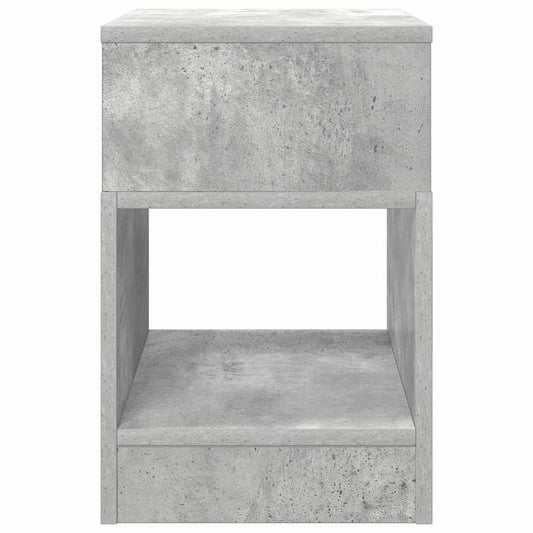 Avlastningsbord 2 pcs Betonggrå 30,5 x 30 x 45 cm