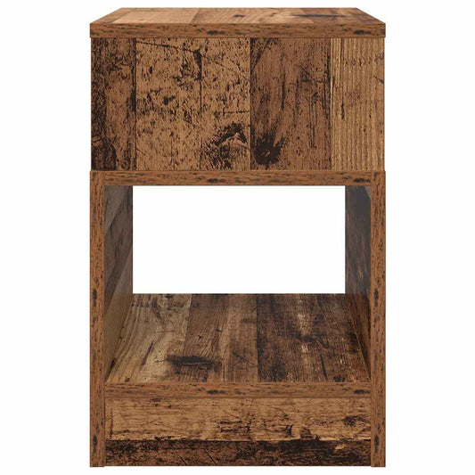 Avlastningsbord 2 pcs Gammelt tre 30,5 x 30 x 45 cm