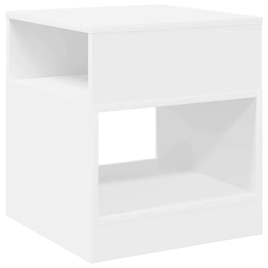 Avlastningsbord Hvit 40,5 x 40 x 45 cm Konstruert tre