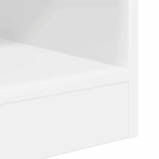Avlastningsbord 2 pcs Hvit 40,5 x 40 x 45 cm Konstruert tre