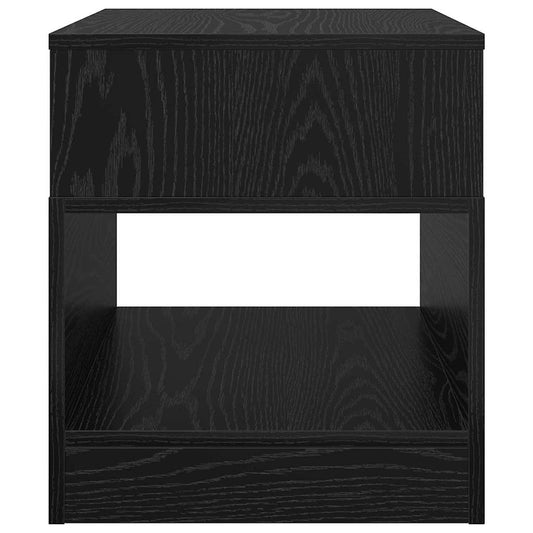 Avlastningsbord Svart Eik 40,5 x 40 x 45 cm Konstruert tre