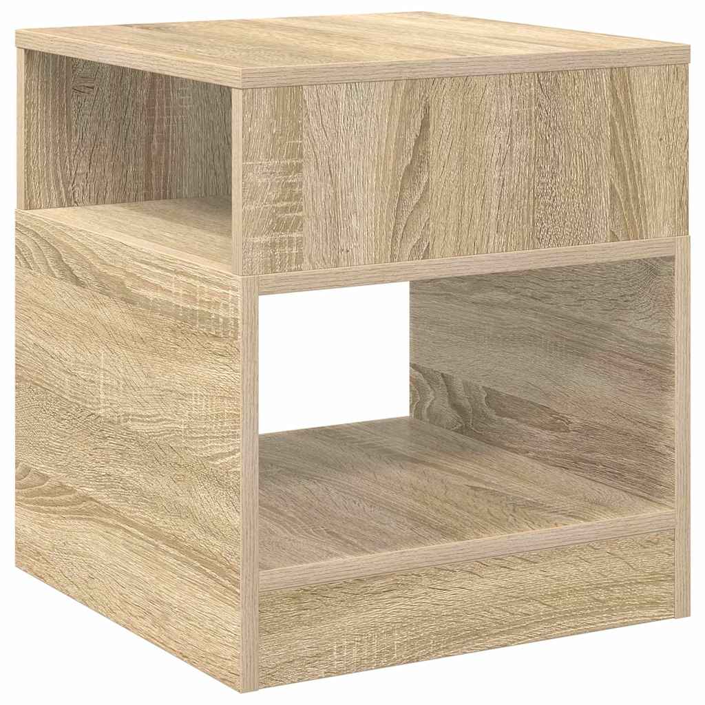 Avlastningsbord 2 pcs Sonoma eik 40,5 x 40 x 45 cm