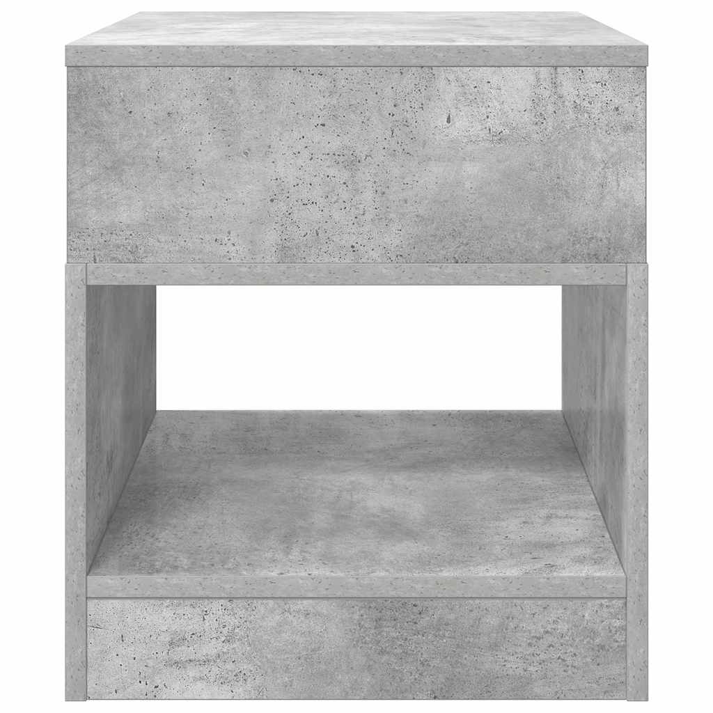 Avlastningsbord 2 pcs Betonggrå 40,5 x 40 x 45 cm