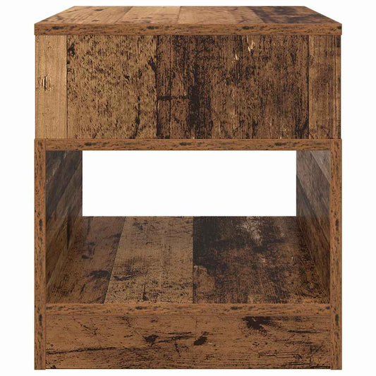 Avlastningsbord 2 pcs Gammelt tre 40,5 x 40 x 45 cm
