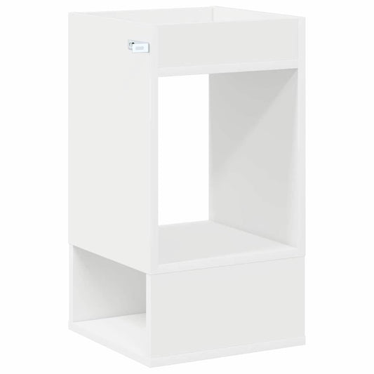 Avlastningsbord Hvit 30 x 30 x 56 cm Konstruert tre