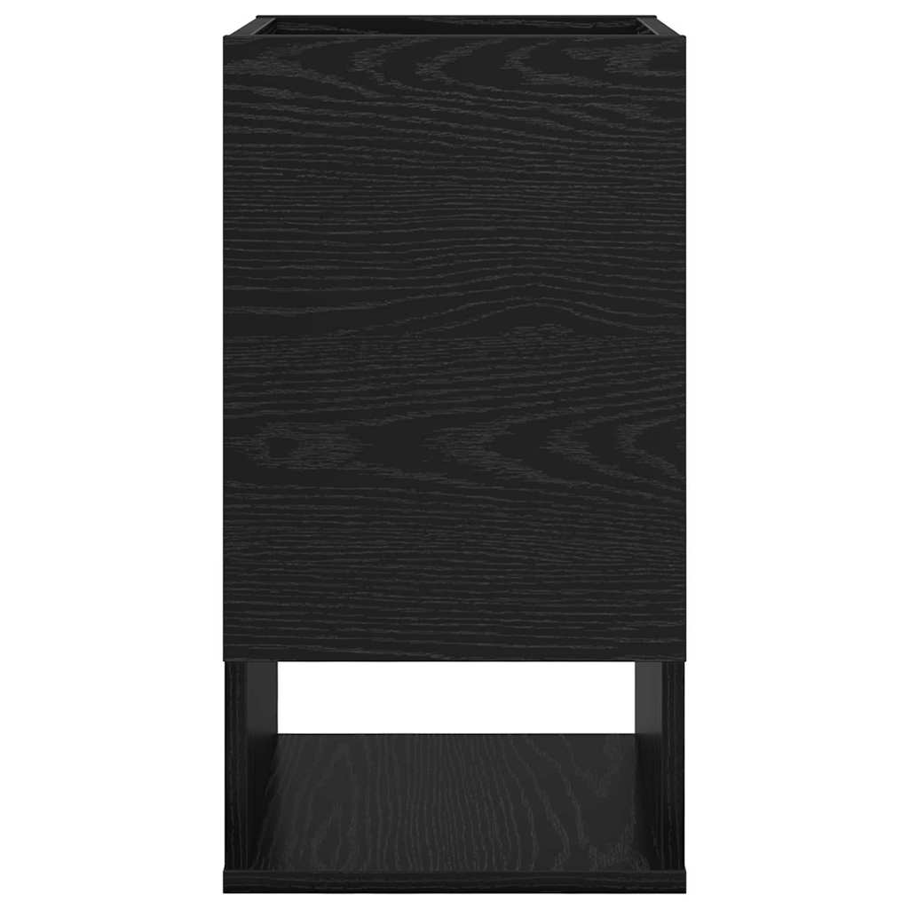 Avlastningsbord Svart Eik 30 x 30 x 56 cm Konstruert tre