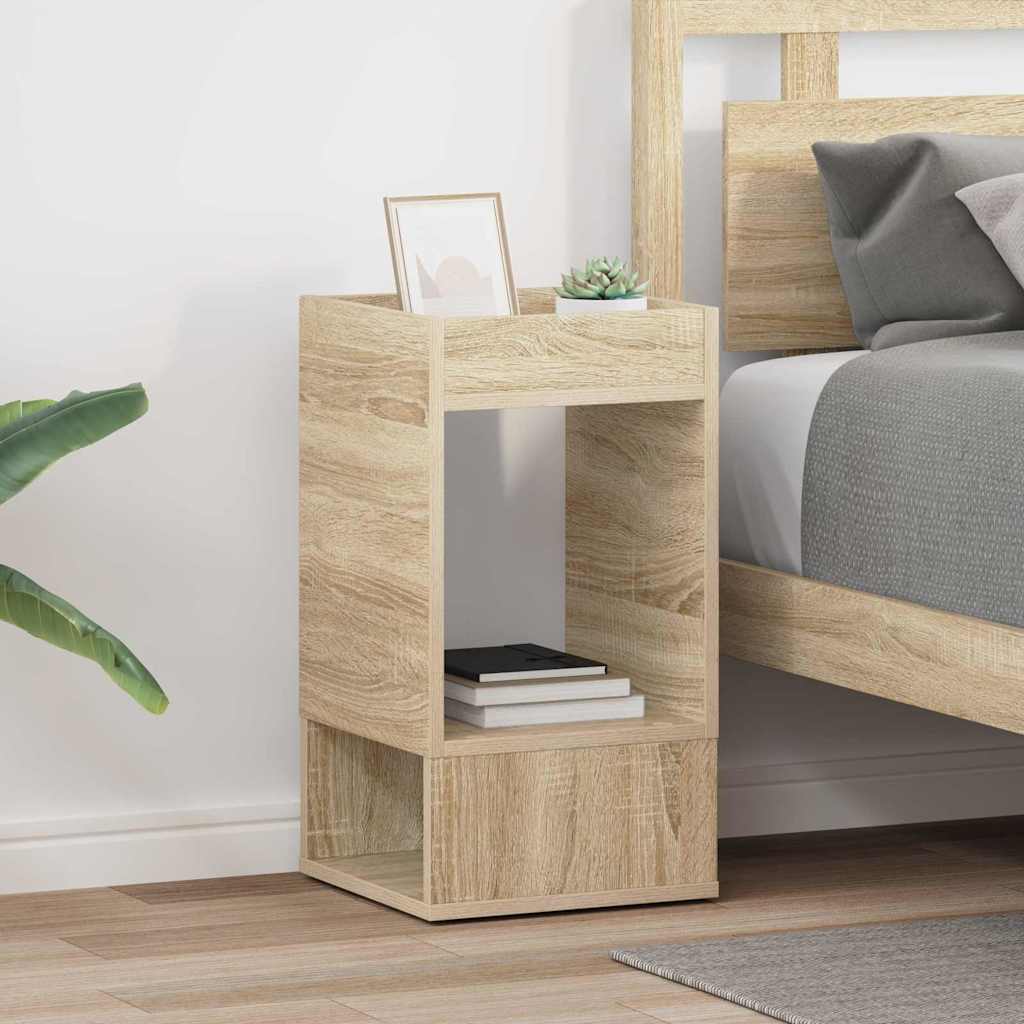 Avlastningsbord 2 pcs Sonoma eik 30 x 30 x 56 cm Konstruert tre