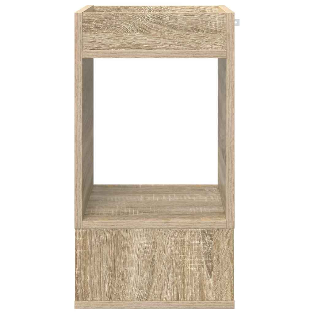 Avlastningsbord 2 pcs Sonoma eik 30 x 30 x 56 cm Konstruert tre