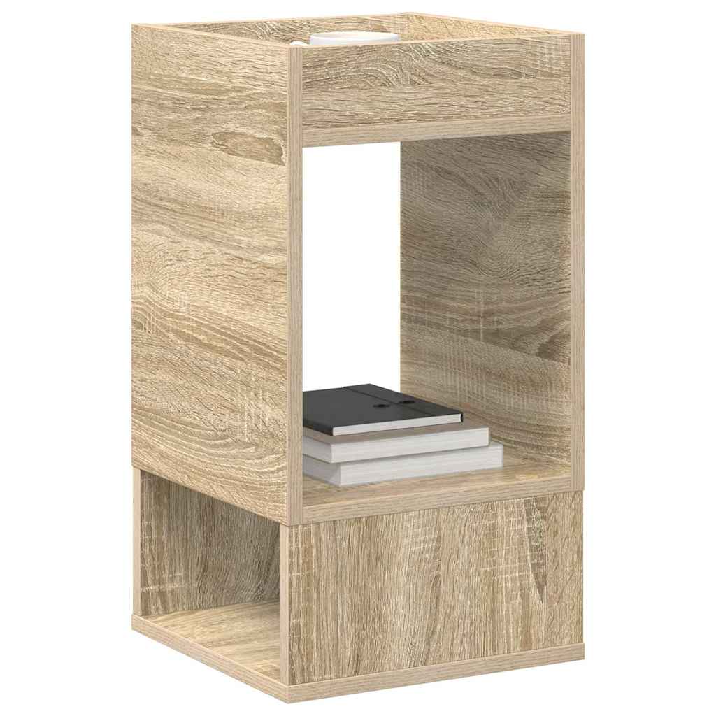 Avlastningsbord 2 pcs Sonoma eik 30 x 30 x 56 cm Konstruert tre