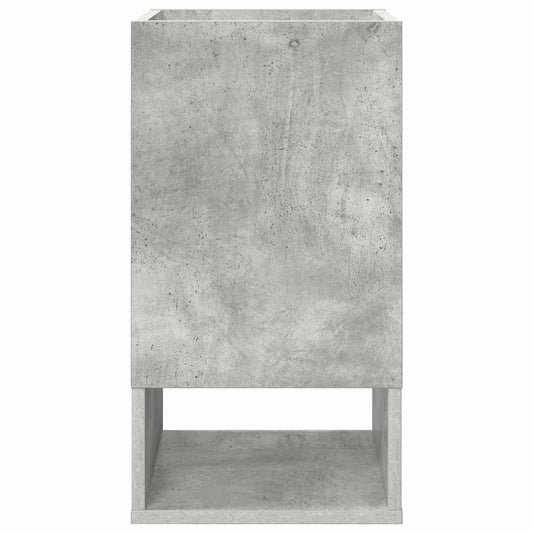 Avlastningsbord 2 pcs Betonggrå 30 x 30 x 56 cm Konstruert tre