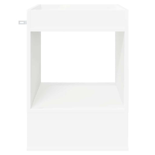 Avlastningsbord Hvit 40 x 40 x 56 cm Konstruert tre