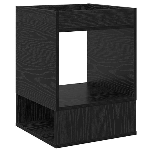 Avlastningsbord Svart Eik 40 x 40 x 56 cm Konstruert tre
