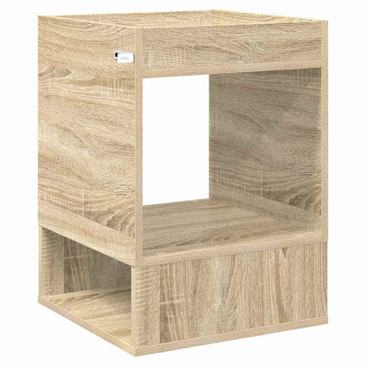 Avlastningsbord Sonoma eik 40 x 40 x 56 cm Konstruert tre
