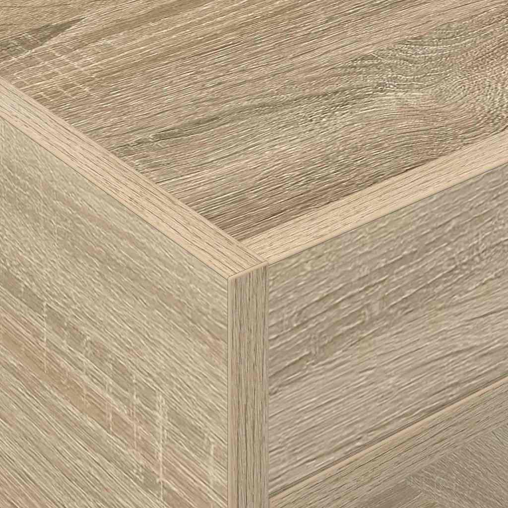 Avlastningsbord 2 pcs Sonoma eik 40 x 40 x 56 cm Konstruert tre