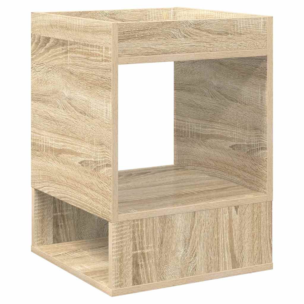 Avlastningsbord 2 pcs Sonoma eik 40 x 40 x 56 cm Konstruert tre