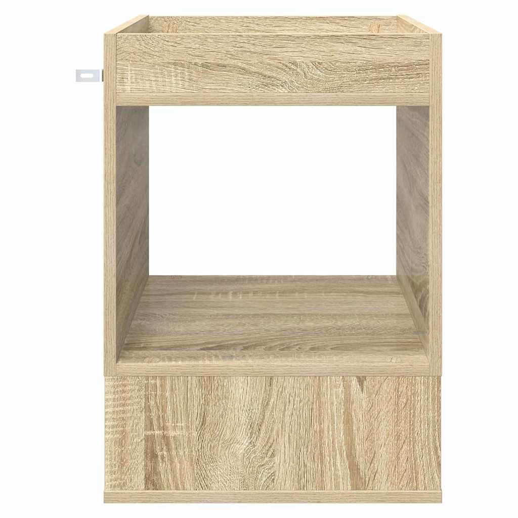 Avlastningsbord 2 pcs Sonoma eik 40 x 40 x 56 cm Konstruert tre