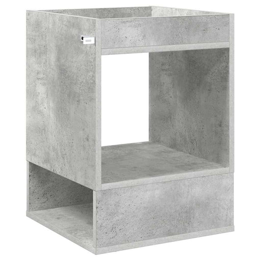 Avlastningsbord Betonggrå 40 x 40 x 56 cm Konstruert tre