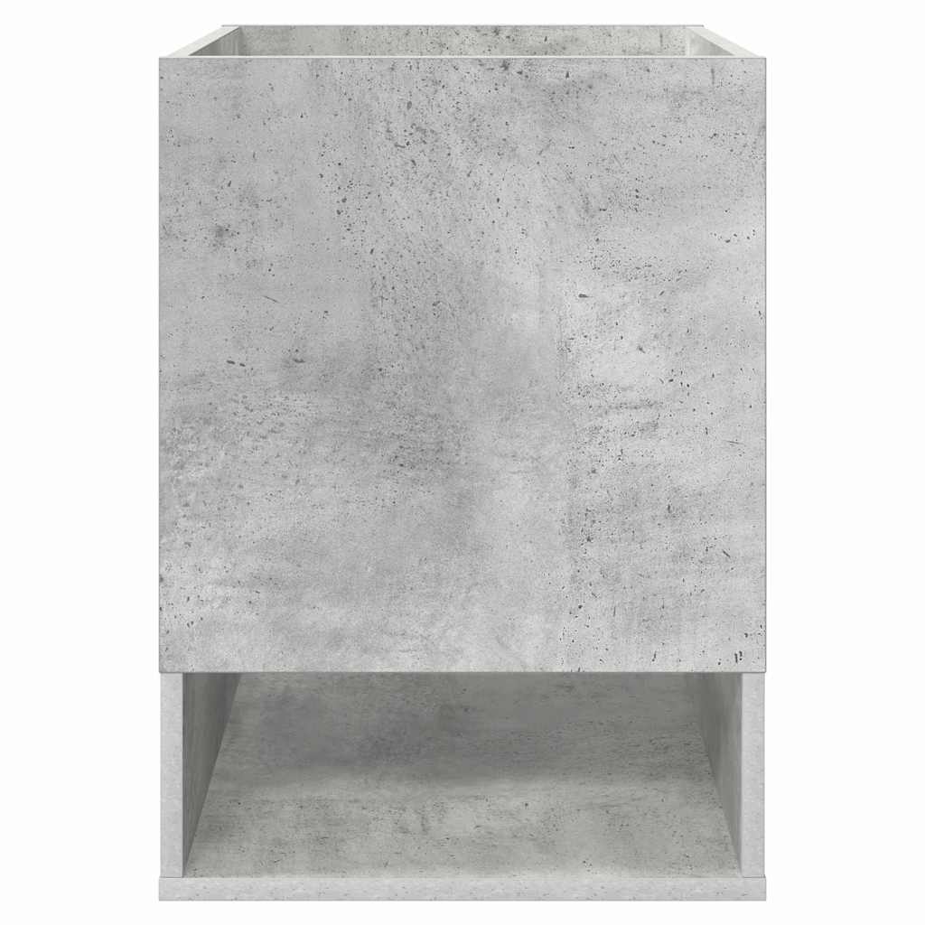 Avlastningsbord Betonggrå 40 x 40 x 56 cm Konstruert tre