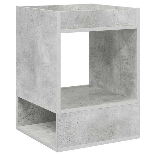 Avlastningsbord 2 pcs Betonggrå 40 x 40 x 56 cm Konstruert tre