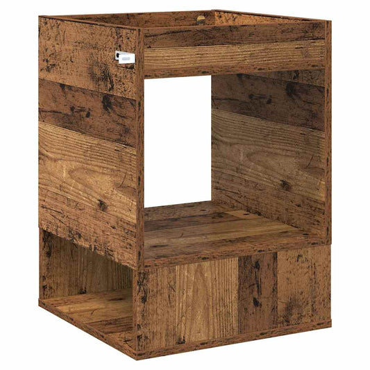 Avlastningsbord Gammelt tre 40 x 40 x 56 cm Konstruert tre
