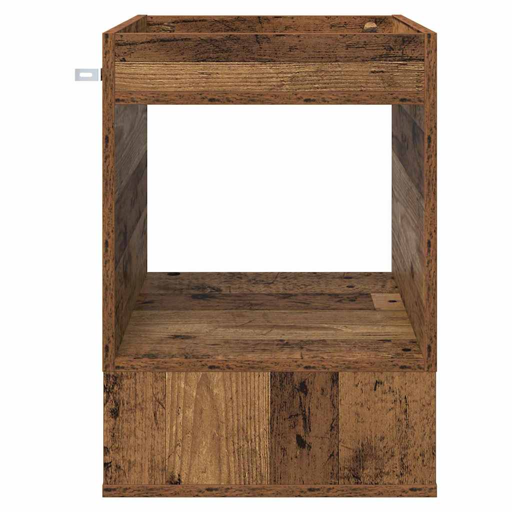 Avlastningsbord 2 pcs Gammelt tre 40 x 40 x 56 cm
