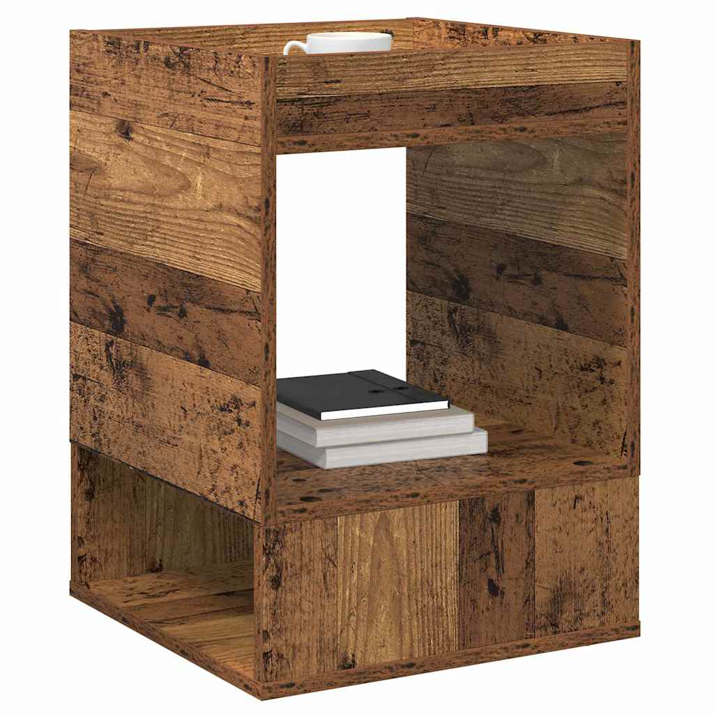 Avlastningsbord 2 pcs Gammelt tre 40 x 40 x 56 cm