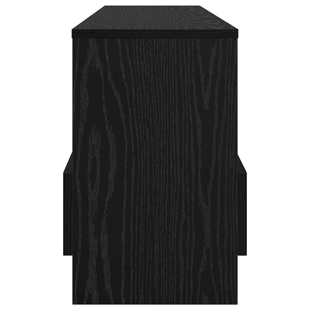 Magasinreol Svart Eik 102 x 30 x 45 cm