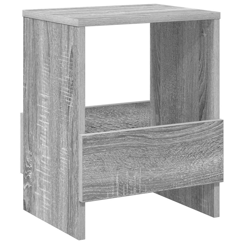 Magasinreol 2 pcs Grå Sonoma 35 x 30 x 45 cm