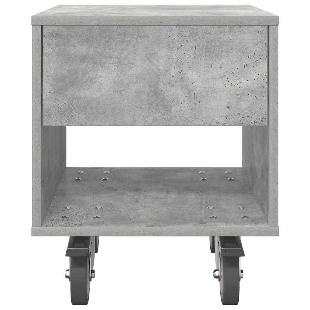 Nattbord Betonggrå 40,5 x 40 x 48 cm Konstruert tre