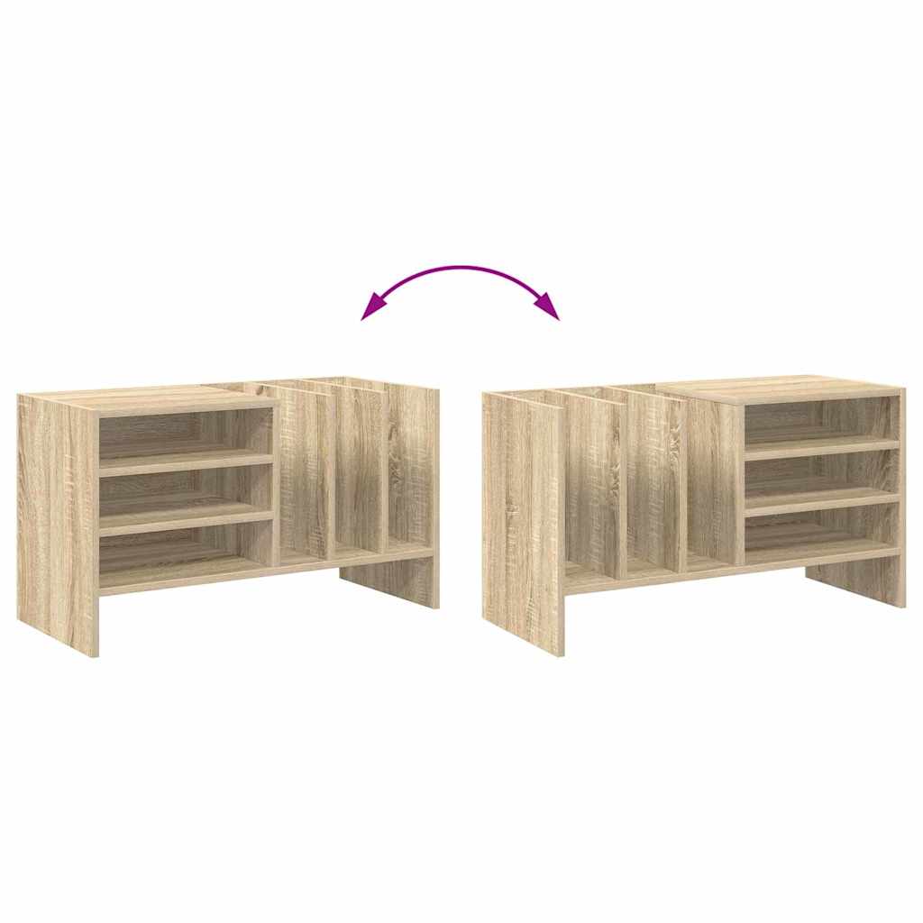Plateskap Sonoma eik 78,5 x 35 x 45 cm Konstruert tre
