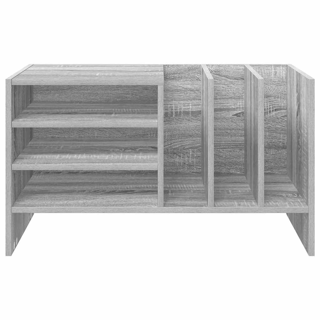 Plateskap med hylle Grå Sonoma 78,5 x 35 x 45 cm Konstruert tre