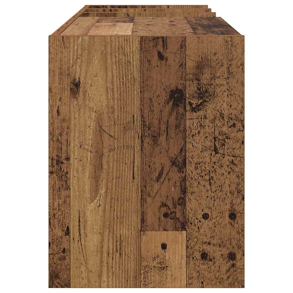 Plateskap Gammelt tre 78,5 x 35 x 45 cm Konstruert tre