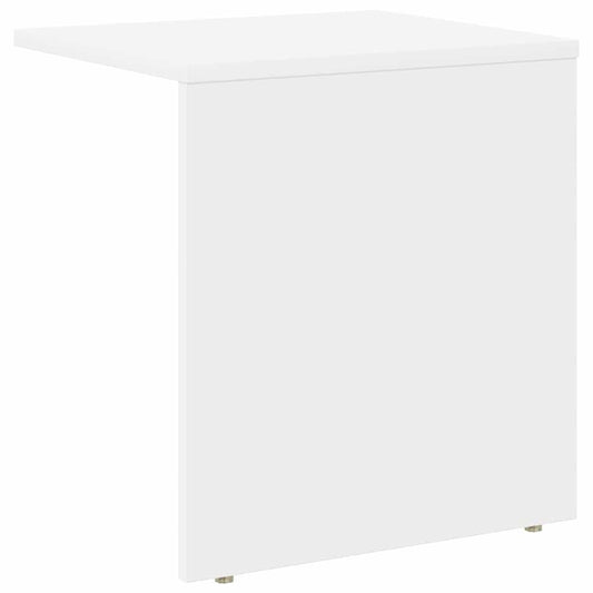 Avlastningsbord 2 pcs Hvit 37 x 32 x 40 cm Konstruert tre
