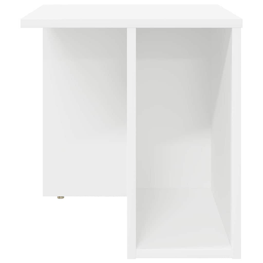 Avlastningsbord 2 pcs Hvit 37 x 32 x 40 cm Konstruert tre