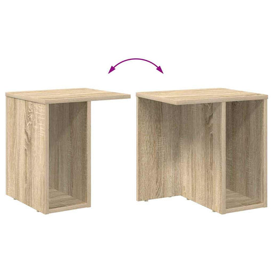 Avlastningsbord Sonoma eik 37 x 32 x 40 cm Konstruert tre