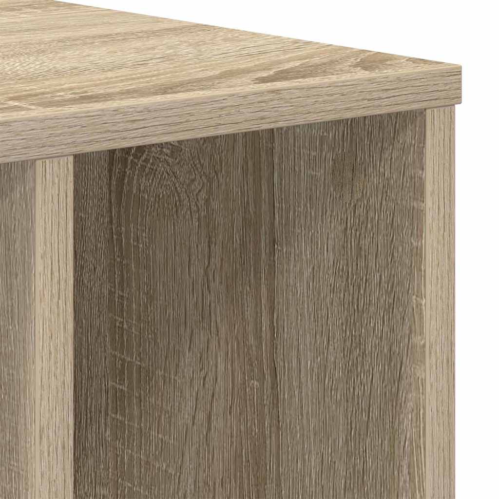 Avlastningsbord 2 pcs Sonoma eik 37 x 32 x 40 cm Konstruert tre