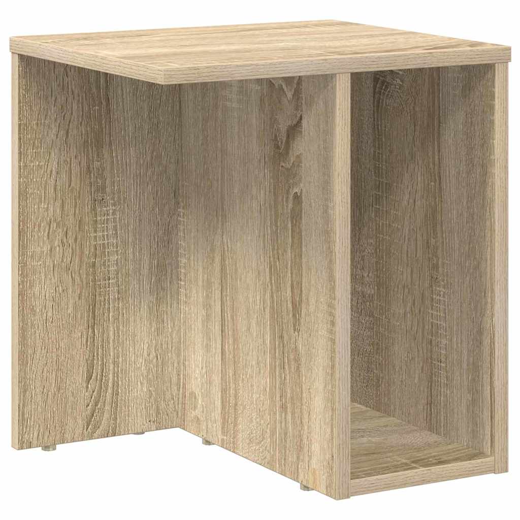 Avlastningsbord 2 pcs Sonoma eik 37 x 32 x 40 cm Konstruert tre