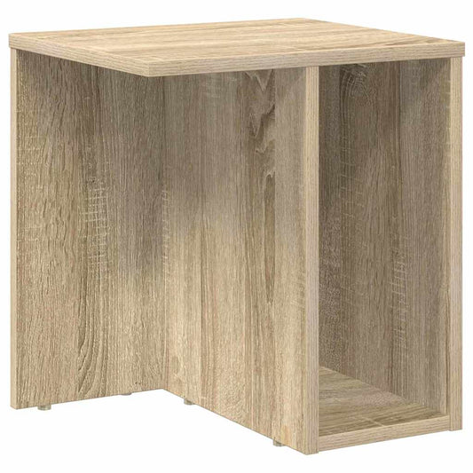 Avlastningsbord 2 pcs Sonoma eik 37 x 32 x 40 cm Konstruert tre