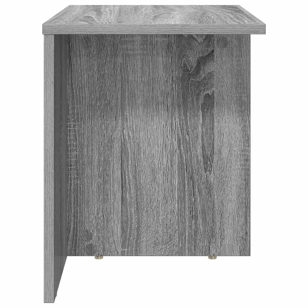 Avlastningsbord 2 pcs Grå Sonoma 37 x 32 x 40 cm Konstruert tre