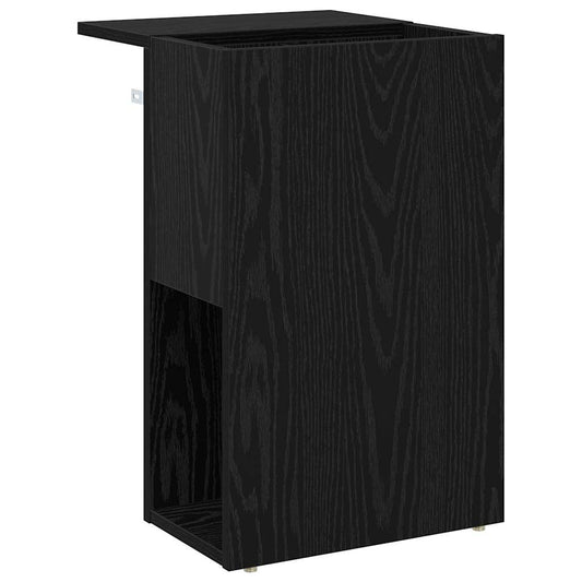Avlastningsbord Svart Eik 35 x 40 x 55 cm Konstruert tre