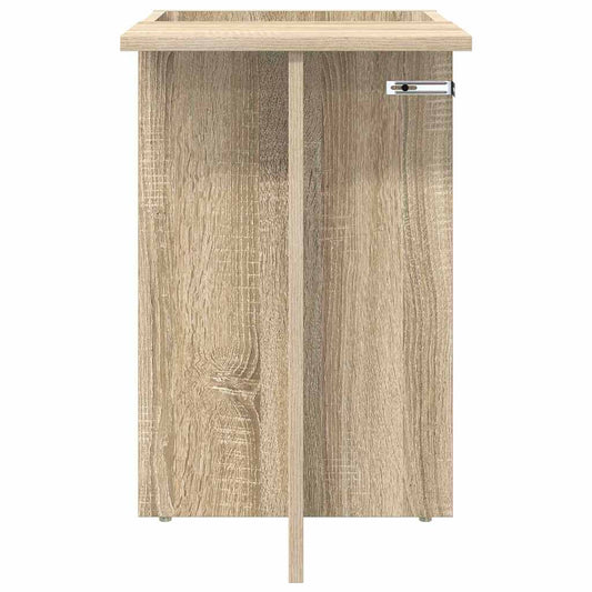 Avlastningsbord Sonoma eik 35 x 40 x 55 cm Konstruert tre