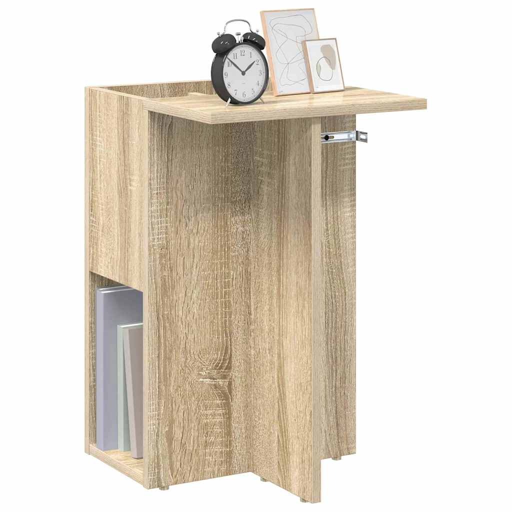 Avlastningsbord Sonoma eik 35 x 40 x 55 cm Konstruert tre