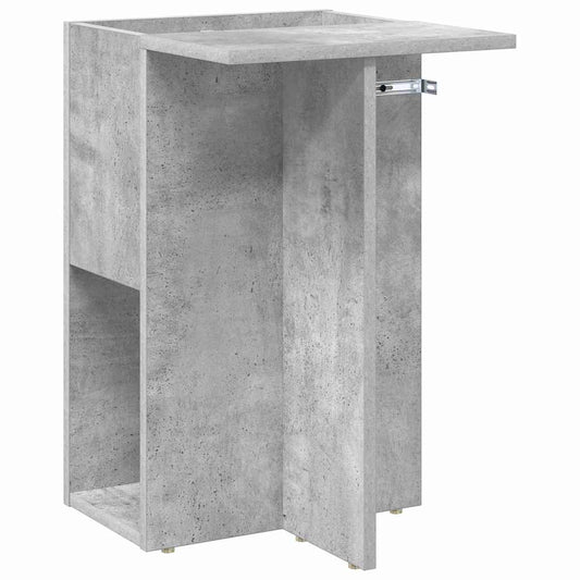 Avlastningsbord Betonggrå 35 x 40 x 55 cm Konstruert tre