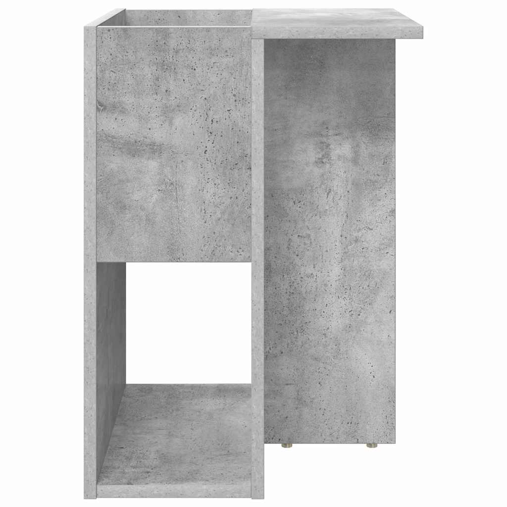 Avlastningsbord Betonggrå 35 x 40 x 55 cm Konstruert tre