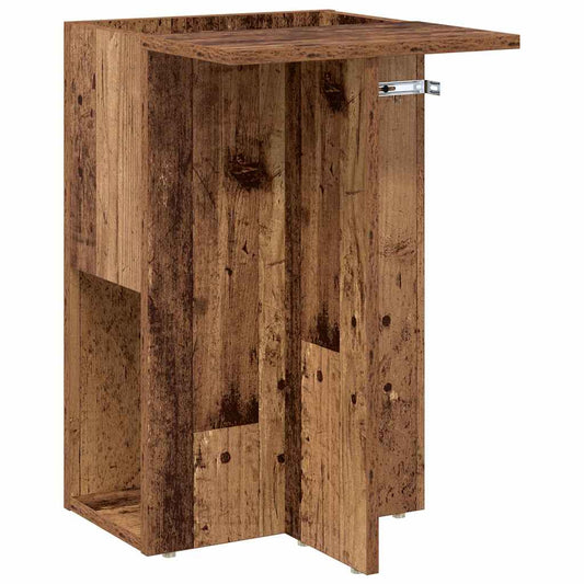 Avlastningsbord Gammelt tre 35 x 40 x 55 cm Konstruert tre