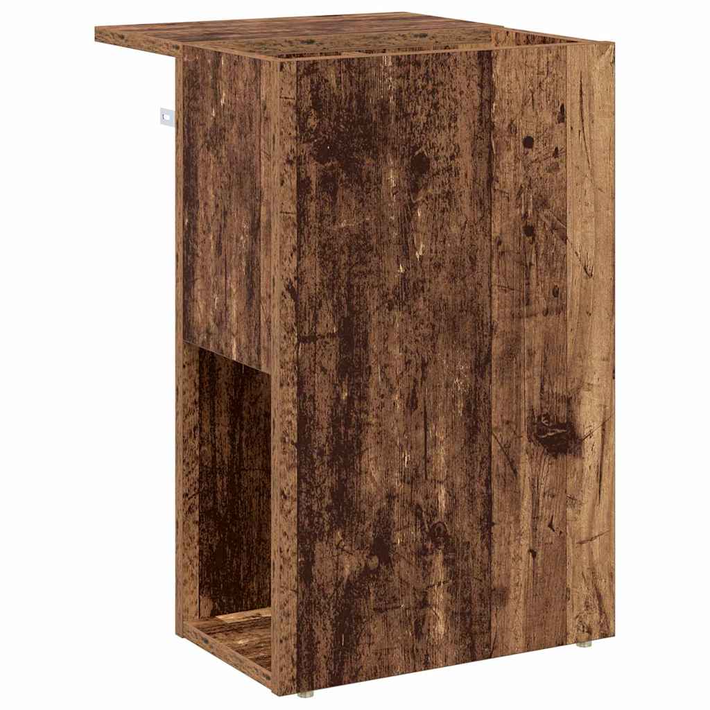 Avlastningsbord Gammelt tre 35 x 40 x 55 cm Konstruert tre