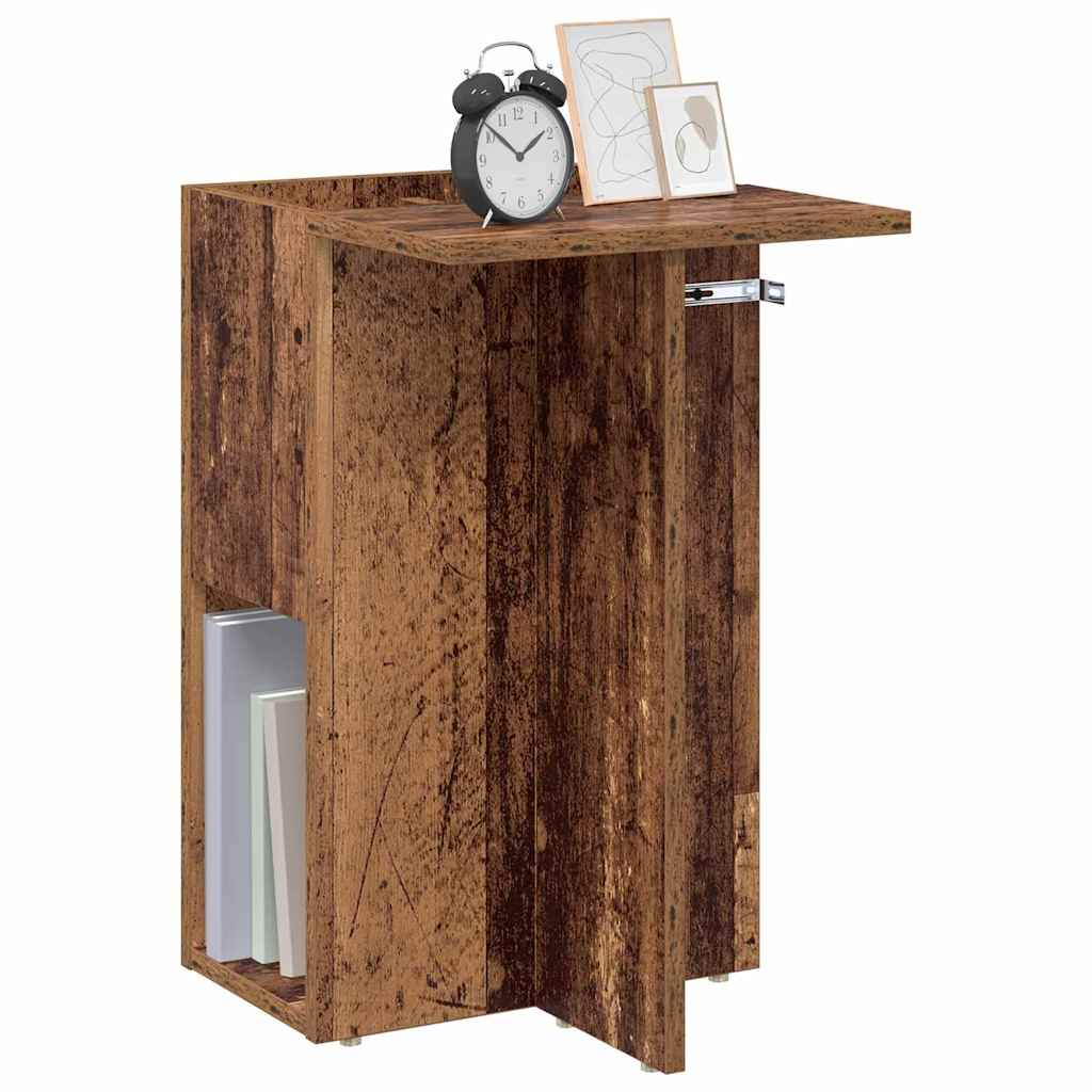 Avlastningsbord Gammelt tre 35 x 40 x 55 cm Konstruert tre