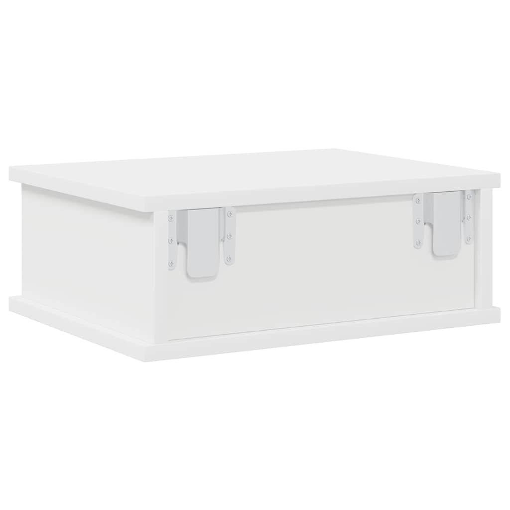 Nattbord 2 pcs Hvit 40 x 31 x 15 cm Konstruert tre