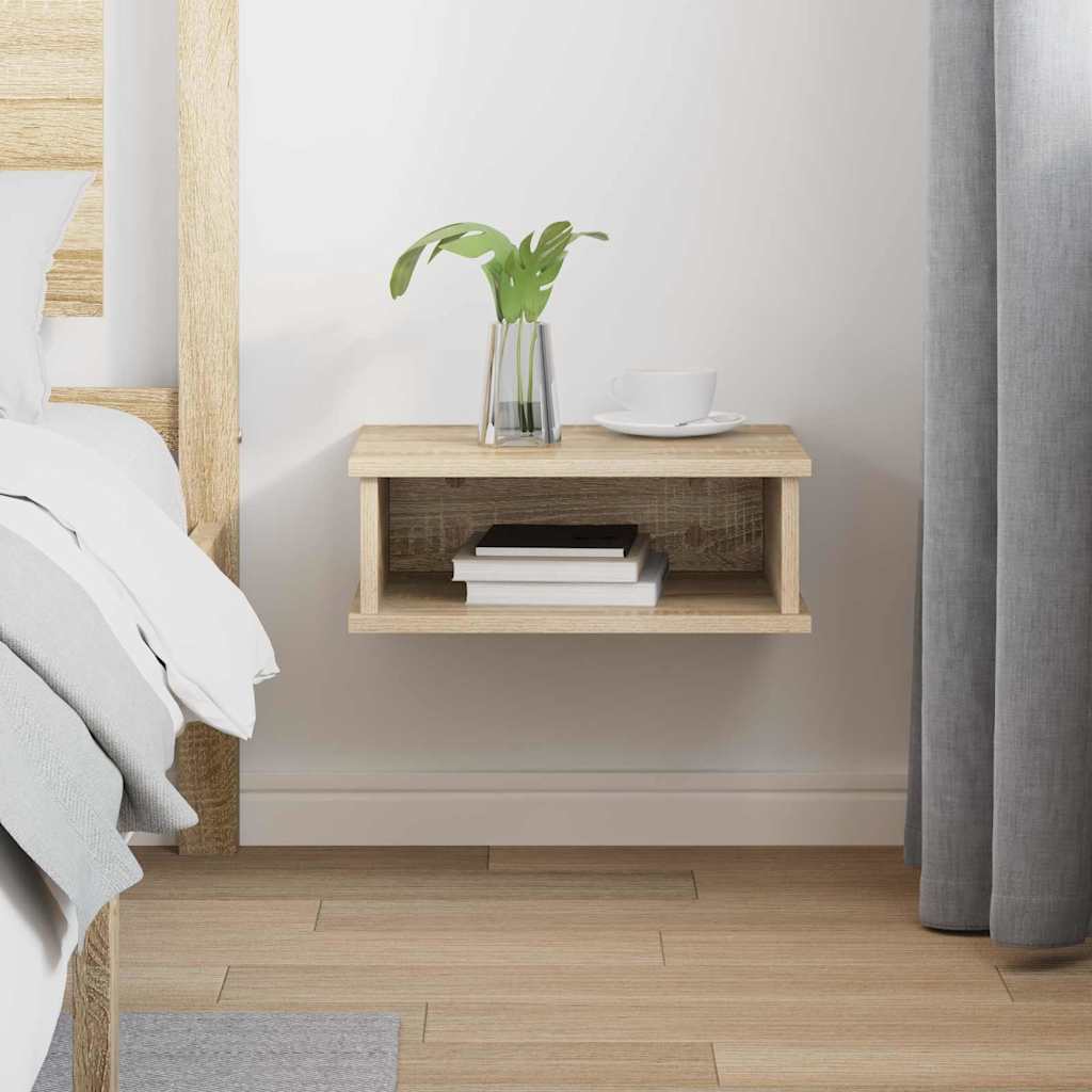 Nattbord Sonoma eik 40 x 31 x 15 cm Konstruert tre